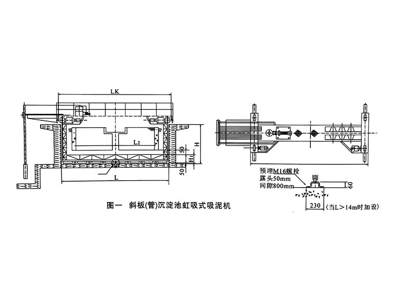斜板（管）沉淀池虹吸式吸泥機(jī)